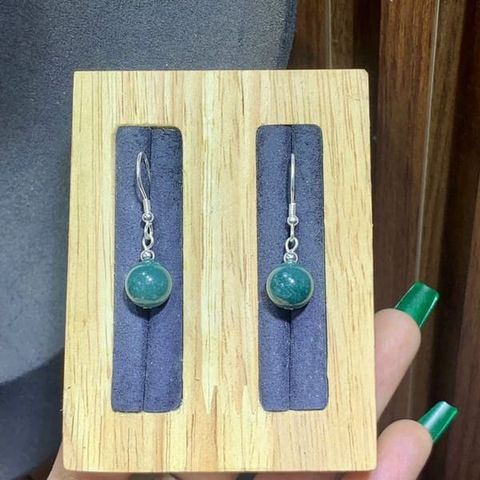 Bông Tai Bạc Gắn Các Loại Đá Quý