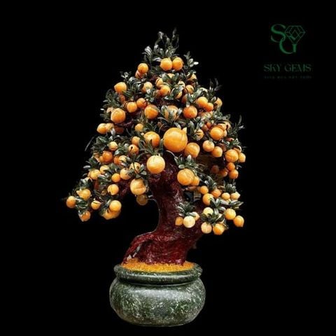 Cây Đào Ngọc Hoàng Long 188 Quả - Biểu Tượng Tài Lộc, Thịnh Vượng Cho Gia Chủ
