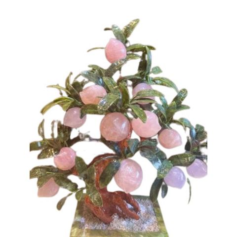 Cây Đào Thạch Anh Hồng 12 quả 60cm