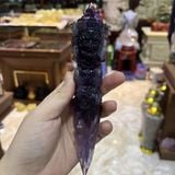  Chày Kim Cang Thạch Anh Tím 