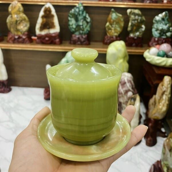  Chén Khải Ngọc Onyx Xanh 