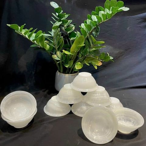 Bát Ngọc Onyx Trắng