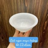  Bát Ngọc Onyx Trắng 