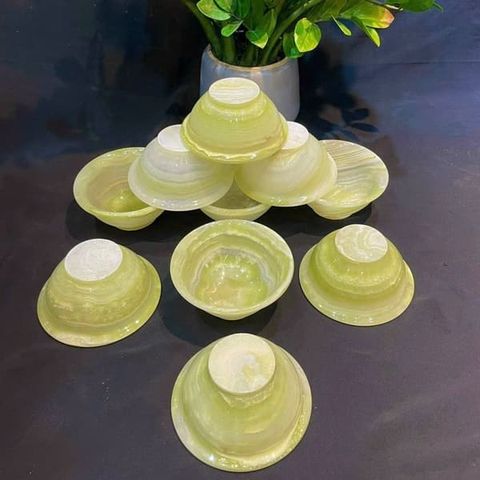 Bát Ngọc Onyx Xanh