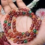  Chuỗi Vòng Tay Thạch anh Tóc Tam Tài 7mm 