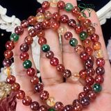  Chuỗi Vòng Tay Thạch anh Tóc Tam Tài 7mm 