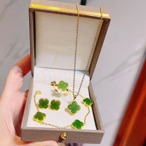  Combo Trang sức Cỏ 4 Lá 