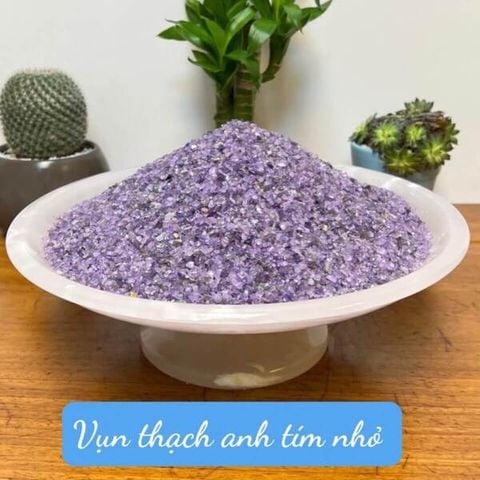  Vụn Cám Thạch Anh Tím 