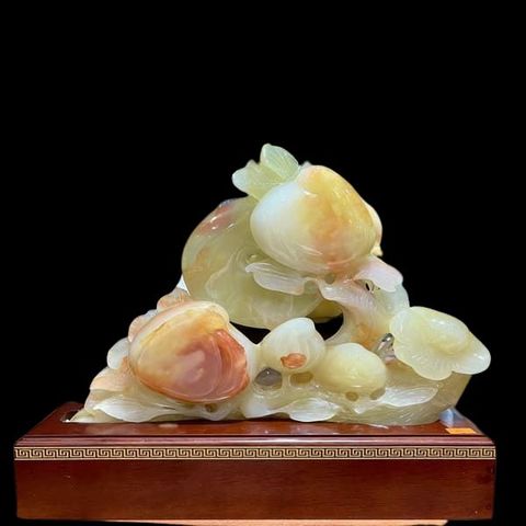 Tác Phẩm Đào Tiên Lộc Như Ý Ngọc Onyx