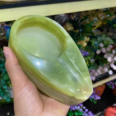  Gạt Tàn Thuốc Ngọc Onyx Xanh 