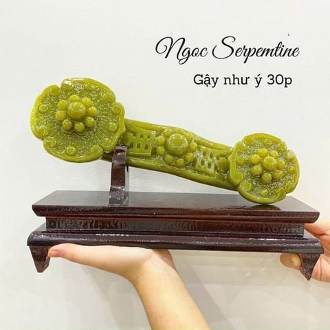 Gậy Như Ý Ngọc Serpentine 30cm