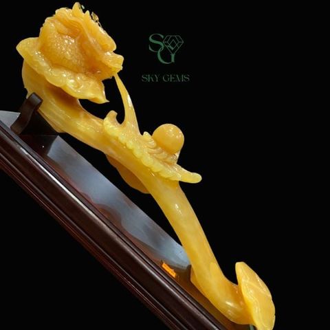 Gậy Thanh Long Như Ý Ngọc Hoàng Long