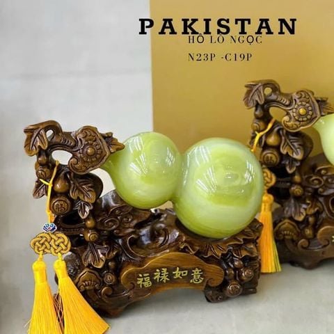 Hồ Lô Ngọc Onyx Pakistan Phúc Lộc Như Ý