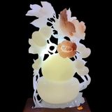  Tác Phẩm Hồ Lô Thu Hút Tài Lộc Ngọc Onyx Trắng 