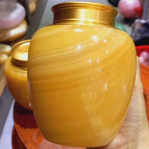 Hũ Đựng Trà ngọc Hoàng long 15cm