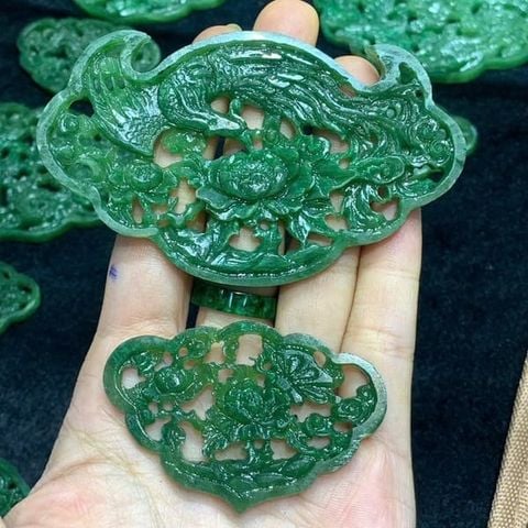 Khánh Ngọc Bích Rồng Phượng 8.6cm