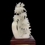  Tác Phẩm Khóm Trúc Tài Lộc Ngọc Onyx Trắng 