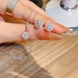  Vàng Trắng Đính Kim Cương Moissanite (set 1) 
