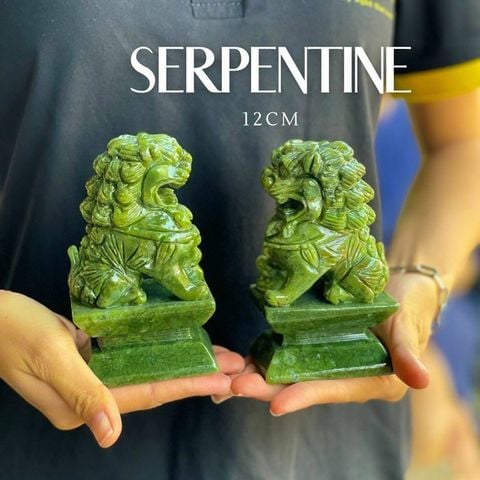 Kỳ Lân Phong Thủy Ngọc Serpentine
