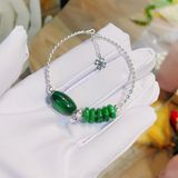  Lắc Tay Bạc Lu Thống Mix Ngũ Điếu Sơn Thuỷ 