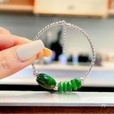  Lắc Tay Bạc Lu Thống Mix Ngũ Điếu Sơn Thuỷ 