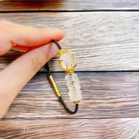 Lắc Tay Tỳ Hưu Bọc Vàng Mix Ngũ Điếu