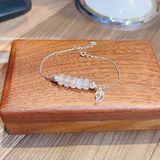  Lắc Tay bạc Đồng Điếu Ngũ Phúc Moonstone 