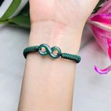  Lắc Tay Như Ý Nguyện Lam Ngọc 