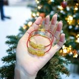  Vòng Tay Tỳ Hưu Tóc Vàng Mix Ngũ Điếu 