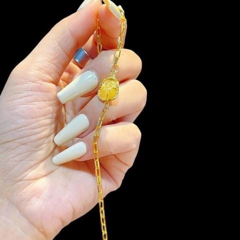 Lắc Tay Vàng Tỳ Hưu Tóc Vàng 10K