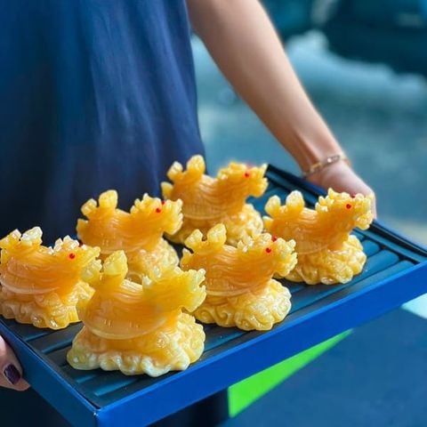 Tượng Long Quy Ngọc Hoàng Long 10-15cm