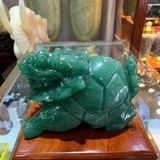  Tượng Long Quy Thạch Anh Xanh 2,2kg 
