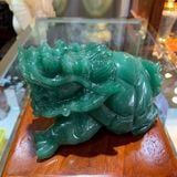  Tượng Long Quy Thạch anh xanh 1.8kg 