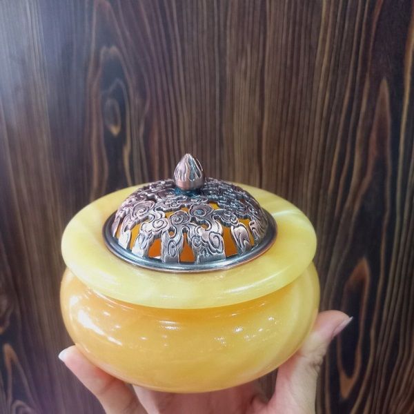  Lư Xông Trầm Ngọc Hoàng Long 12cm 