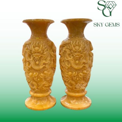 Lục Bình Ngọc Hoàng Long Chạm Cửu Long