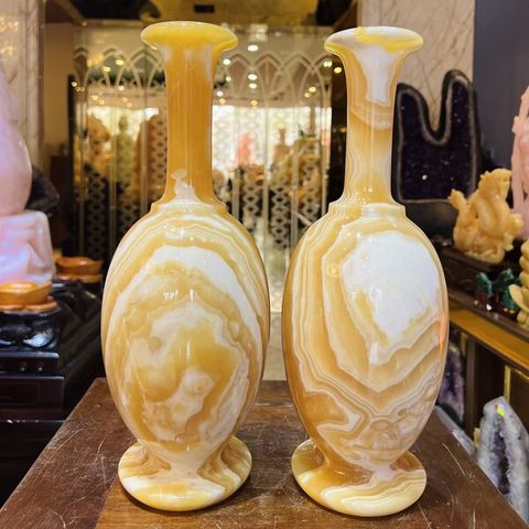 Cặp Lục Bình Ngọc Hoàng Long