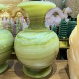  Cặp Lục Bình Ngọc Onyx Xanh 30cm 