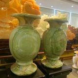  Lục Bình Phong Thủy Ngọc Onyx Xanh 50cm 