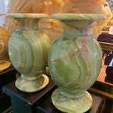  Lục Bình Phong Thủy Ngọc Onyx Xanh 50cm 
