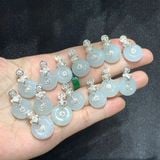  Mặt Dây Chuyền Đồng Điếu Bạch Ngọc Bọc Bạc Hồ Ly 