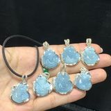  Mặt Dây Chuyền Hồ Ly Đá Tự Nhiên Bọc Bạc 