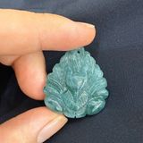  Mặt Dây Chuyền Hồ Ly Chúa Lam Ngọc 