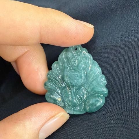 Mặt Dây Chuyền Hồ Ly Chúa Lam Ngọc