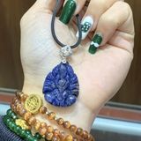  Mặt Dây Chuyền Hồ Ly Chúa Lapis Lazuli 