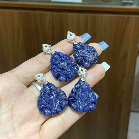 Mặt Dây Chuyền Hồ Ly Chúa Lapis Lazuli