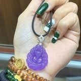  Mặt Dây Chuyền Hồ Ly Chúa Mã Não Tím 
