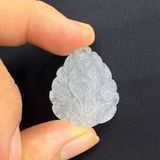  Mặt Dây Chuyền Hồ Ly Chúa Mã Não Trắng Mẫu 1 