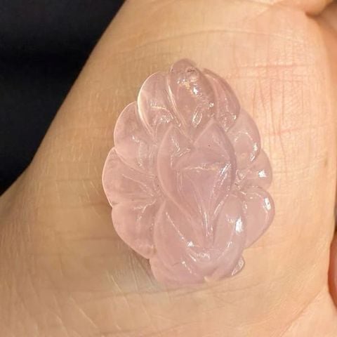 Mặt Dây Chuyền Hồ Ly Thạch Anh Hồng