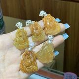  Mặt Dây Chuyền Hồ Ly Thạch Anh Tóc Vàng M1 