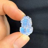  Mặt Dây Chuyền Tỳ Hưu Đá Mặt Trăng Moonstone 